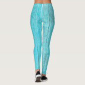 Leggings texturquoise en bois (Dos)