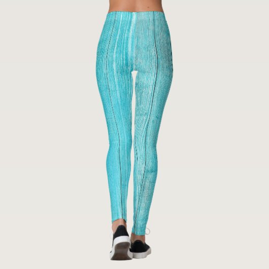 Leggings texturquoise en bois (Dos)