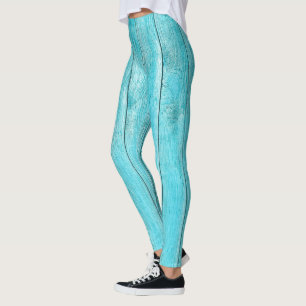 Leggings texturquoise en bois
