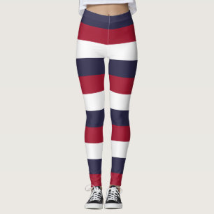 Leggings Thaïlande Couleurs du drapeau national horizontale