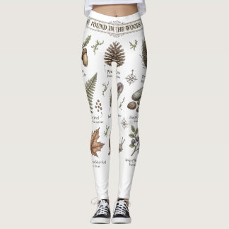 Leggings Thé de la réunion forestière Fête en bois Animaux