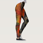 Leggings The Flight of the Phoenix – Fiery Abstract Rebirth (Droite)