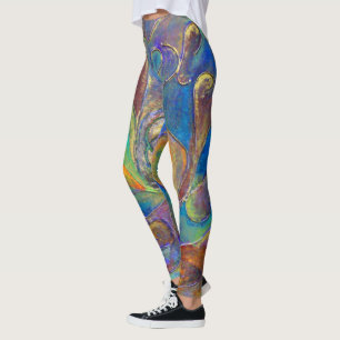 Leggings "The Gold Guardian from Unseen" par Paul Buică