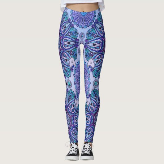 Leggings "The Touch Of Infinity" (kleur) (Voorkant)
