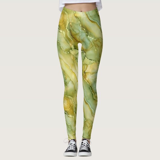 Leggings Thé vert à la menthe (Devant)