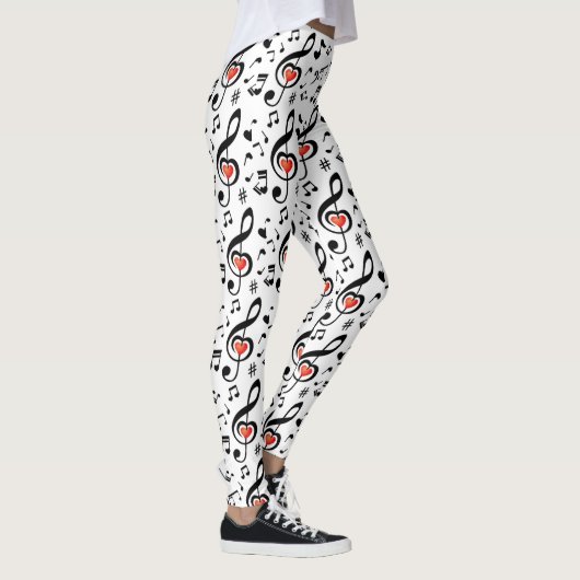 Leggings thématiques Music Notes (Droite)