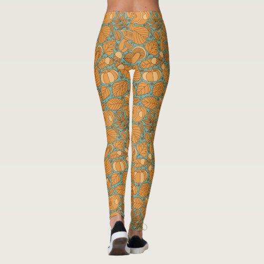 Leggings Thème automne (Dos)