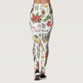 Leggings Thème de Noël de pêche (Dos)