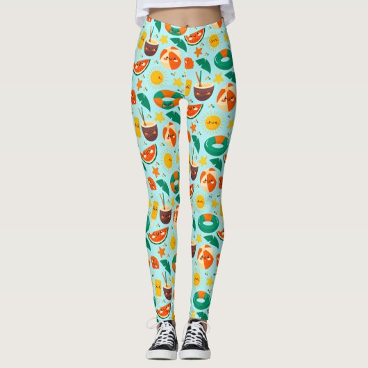 Leggings Thème été (Devant)