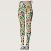 Leggings thème fleuri (Devant)