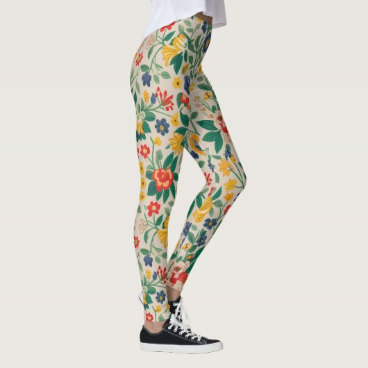 Leggings thème fleuri (Droite)