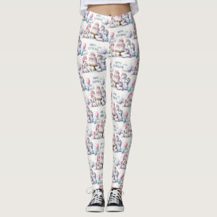 Leggings Thème Licorne Heureuse