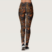 Leggings Thème musical Saxophone Violon Piano (Dos)