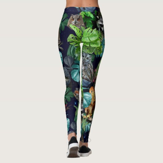 Leggings Thèmes de fête nocturne (Dos)