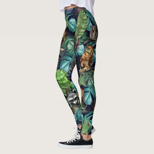 Leggings Thèmes de fête nocturne (Gauche)