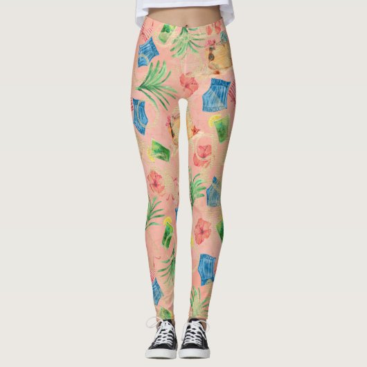 Leggings Théorie orange (Devant)