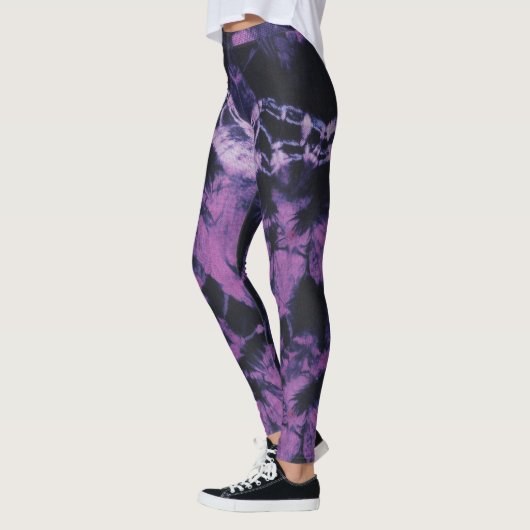 Leggings Thunder Storm rétro vintage Tie Dye (Gauche)