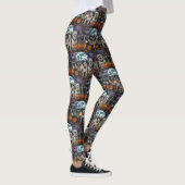 Leggings Tibetan Terrier Halloween Effrayant (Droite)