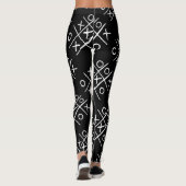 Leggings Tic-Tac-Toe Noughts et croix (Dos)