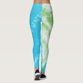 Leggings Tie-Dye Aqua (Dos)