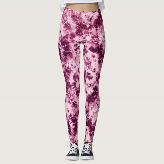 Leggings Tie-Dye Marbre (Devant)