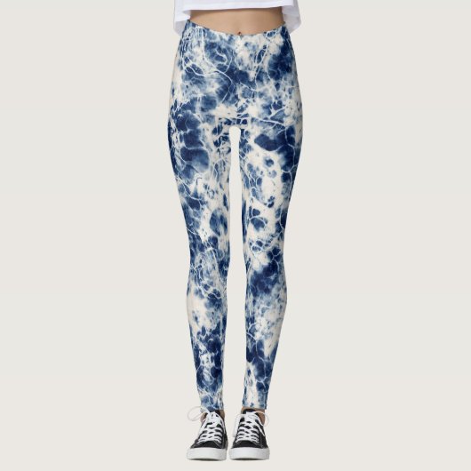 Leggings Tie & Dye Marbre (Devant)