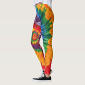 Leggings Tie Dye Motif psychédélique (Gauche)