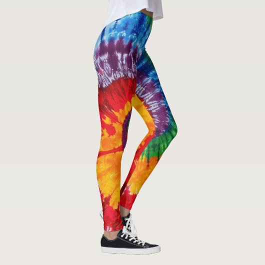 Leggings Tie Dye Motif psychédélique (Droite)