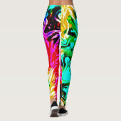 Leggings Tie Dye, Température De Feu (Dos)