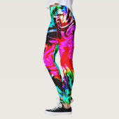 Leggings Tie Dye, Température De Feu (Gauche)