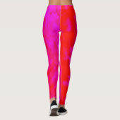 Leggings Tiedye Rouge Et Rose, (Dos)