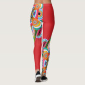 Leggings Tiger Dragon Mandala (Achterkant)
