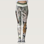 Leggings Tiger Giraffe Zebra (Devant)