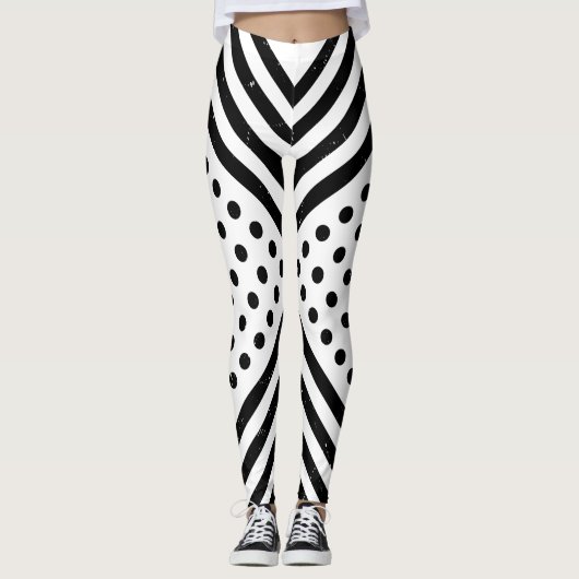 Leggings Tiger Polka Art (Devant)