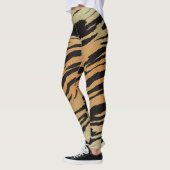 Leggings Tiger Stripes mignonne Animal Print (Gauche)