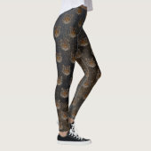 Leggings Tiger tête, look cuir (Droite)
