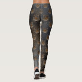Leggings Tiger tête, look cuir (Dos)