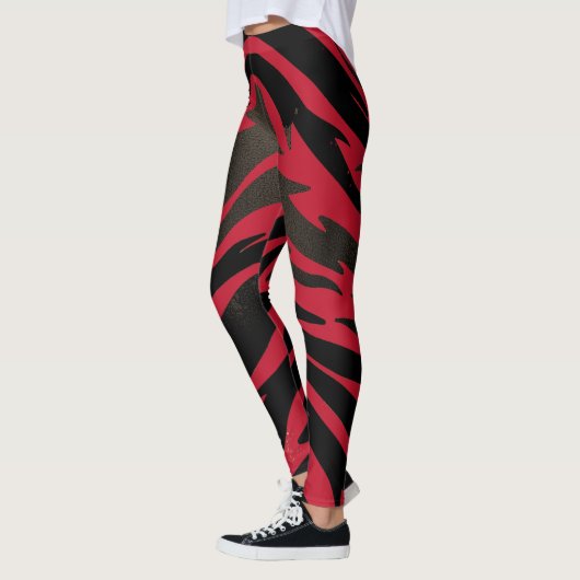 Leggings Tiger Zodiac - Pantalons de Yoga rayé fem (Gauche)