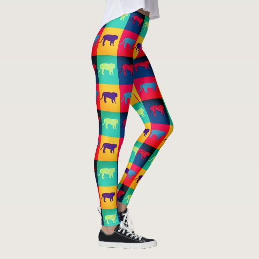 Leggings Tigers dans le style pop art (Droite)