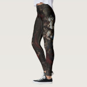 Leggings Tights design avec un tableau représentant l'ancie (Gauche)