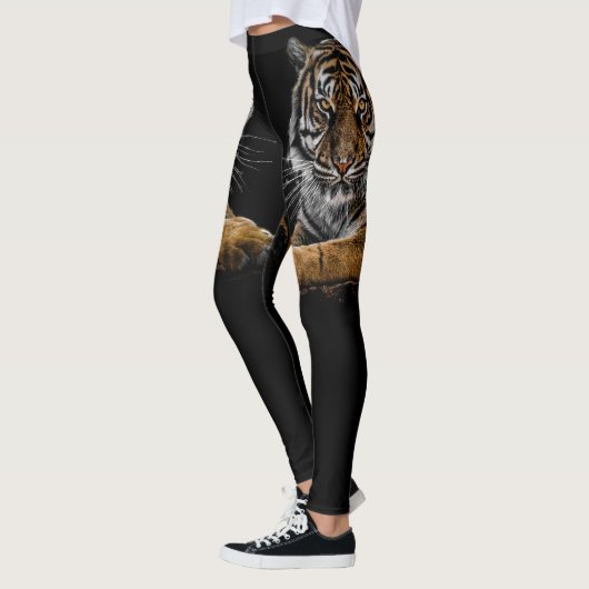 Leggings Tigre animal sauvage de la Jungle (Gauche)