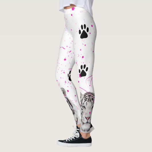 Leggings Tigre blanc 2 (Gauche)