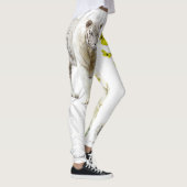 Leggings Tigre Blanc Papillon Jaune (Droite)