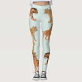 Leggings Tigre, Cheetah Et Leopard (Devant)