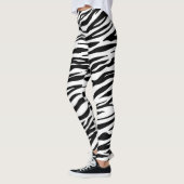 Leggings Tigre noir/blanc Imprimer les légendes des femmes (Gauche)