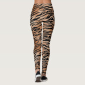 Leggings Tigre orange noir (Dos)