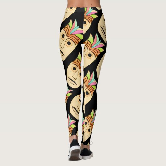 Leggings Tiki tropical (Dos)