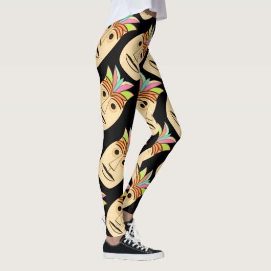 Leggings Tiki tropical (Droite)
