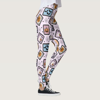 Leggings Timbre de Pâques fantôme mignon Motif pastel Hallo