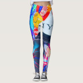 Leggings Time Square Design Amsterdam (Voorkant)